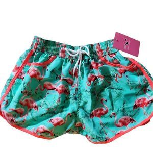 Green and Pink Swim Coverup New without tags